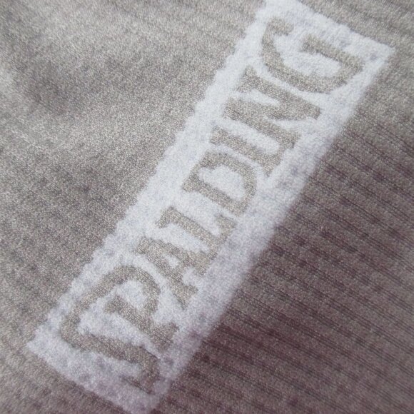 SPALDING OPAL GREY PLUNGE V-NECK SEAMLESS CROSS BACK CUT OUT BODYSUIT NWT - Picture 9 of 12